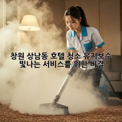 창원 상남동 호텔 청소 유지보수: 빛나는 서비스를 위한 비결
