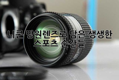 니콘 망원렌즈로 담은 생생한 스포츠 순간들! ✨