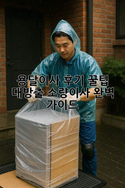 용달이사 후기🚚 꿀팁 대방출! 소량이사 완벽 가이드✨