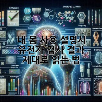 내 몸 사용 설명서, 유전자 검사 결과 제대로 읽는 법 🧬🤔